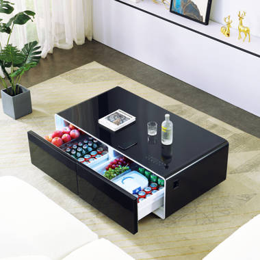 Wayfair coffee online table with fridge